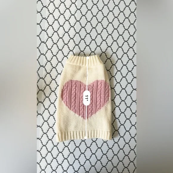 Pink Dog Heart Sweater - Picture 2 of 3